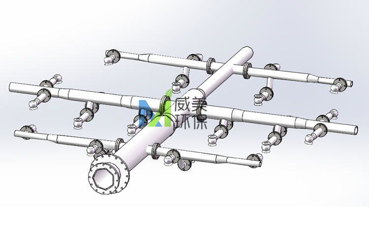 Spray Layer Layout Diagram for Desulfurization Tower